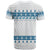 Dachshund Dog Tree Stack T Shirt with Blue White Paw Print Pattern Design - Wonder Print Shop