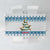 Dachshund Dog Tree Stack Tablecloth with Blue White Paw Print Pattern Design - Wonder Print Shop