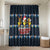 Funny Duck Characters Christmas Quacker Quote Bathroom Set with Navy Tree Pattern Design - Wonder Print Shop