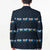 Funny Duck Characters Christmas Quacker Quote Blazer with Navy Tree Pattern Design - Wonder Print Shop