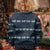 Funny Duck Characters Christmas Quacker Quote Kid Ugly Christmas Sweater with Navy Tree Pattern Design - Wonder Print Shop