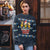 Funny Duck Characters Christmas Quacker Quote Ugly Christmas Sweater with Navy Tree Pattern Design - Wonder Print Shop