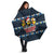 Funny Duck Characters Christmas Quacker Quote Umbrella with Navy Tree Pattern Design - Wonder Print Shop
