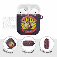 Jesus Is The Reason For The Season Christmas AirPods Case Funny Xmas Holiday Patterns - Wonder Print Shop