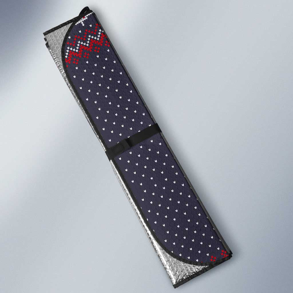 Jesus Is The Reason For The Season Christmas Auto Sun Shade Funny Xmas Holiday Patterns - Wonder Print Shop
