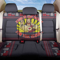 Jesus Is The Reason For The Season Christmas Back Car Seat Cover Funny Xmas Holiday Patterns - Wonder Print Shop