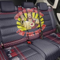 Jesus Is The Reason For The Season Christmas Back Car Seat Cover Funny Xmas Holiday Patterns - Wonder Print Shop