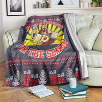 Jesus Is The Reason For The Season Christmas Blanket Funny Xmas Holiday Patterns - Wonder Print Shop