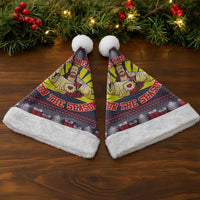 Jesus Is The Reason For The Season Christmas Santa Hat Funny Xmas Holiday Patterns - Wonder Print Shop
