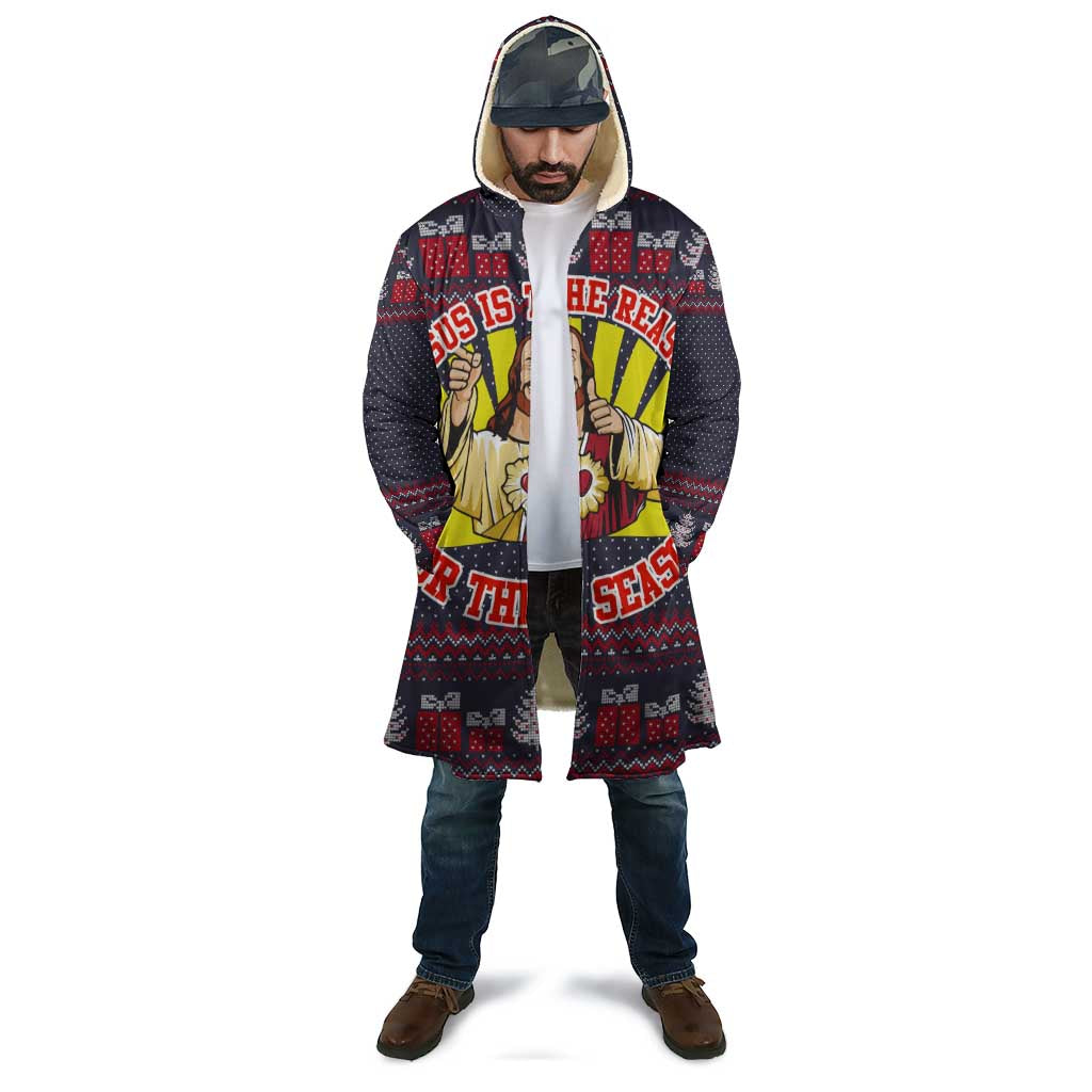 Jesus Is The Reason For The Season Christmas Cloak Funny Xmas Holiday Patterns - Wonder Print Shop
