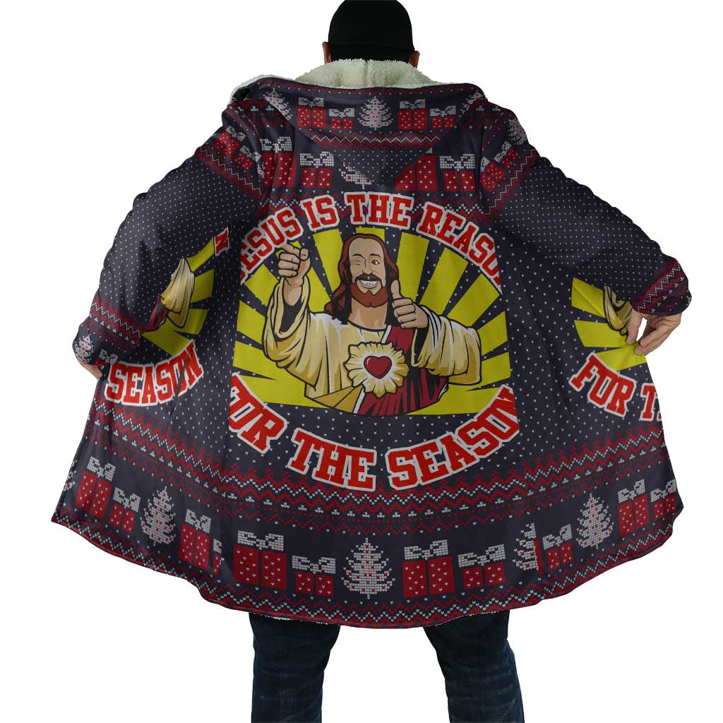 Jesus Is The Reason For The Season Christmas Cloak Funny Xmas Holiday Patterns - Wonder Print Shop