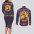 Jesus Is The Reason For The Season Christmas Couples Matching Long Sleeve Bodycon Dress and Long Sleeve Button Shirt Funny Xmas Holiday Patterns - Wonder Print Shop