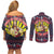 Jesus Is The Reason For The Season Christmas Couples Matching Off Shoulder Short Dress and Long Sleeve Button Shirt Funny Xmas Holiday Patterns - Wonder Print Shop