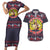 Jesus Is The Reason For The Season Christmas Couples Matching Short Sleeve Bodycon Dress and Hawaiian Shirt Funny Xmas Holiday Patterns - Wonder Print Shop