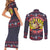 Jesus Is The Reason For The Season Christmas Couples Matching Short Sleeve Bodycon Dress and Long Sleeve Button Shirt Funny Xmas Holiday Patterns - Wonder Print Shop