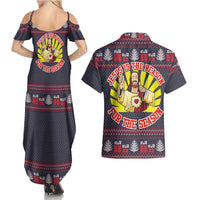 Jesus Is The Reason For The Season Christmas Couples Matching Summer Maxi Dress and Hawaiian Shirt Funny Xmas Holiday Patterns - Wonder Print Shop