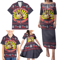 Jesus Is The Reason For The Season Christmas Family Matching Puletasi and Hawaiian Shirt Funny Xmas Holiday Patterns - Wonder Print Shop