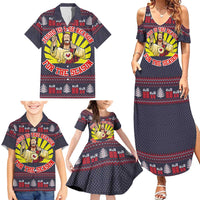 Jesus Is The Reason For The Season Christmas Family Matching Summer Maxi Dress and Hawaiian Shirt Funny Xmas Holiday Patterns - Wonder Print Shop