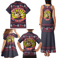 Jesus Is The Reason For The Season Christmas Family Matching Tank Maxi Dress and Hawaiian Shirt Funny Xmas Holiday Patterns - Wonder Print Shop
