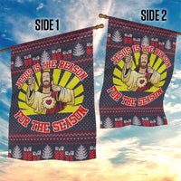 Jesus Is The Reason For The Season Christmas Garden Flag Funny Xmas Holiday Patterns - Wonder Print Shop