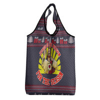 Jesus Is The Reason For The Season Christmas Grocery Bag Funny Xmas Holiday Patterns - Wonder Print Shop