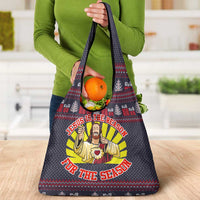 Jesus Is The Reason For The Season Christmas Grocery Bag Funny Xmas Holiday Patterns - Wonder Print Shop