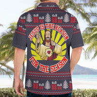 Jesus Is The Reason For The Season Christmas Hawaiian Shirt Funny Xmas Holiday Patterns - Wonder Print Shop