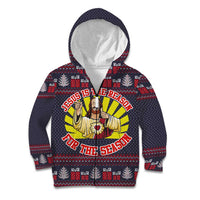 Jesus Is The Reason For The Season Christmas Kid Hoodie Funny Xmas Holiday Patterns - Wonder Print Shop