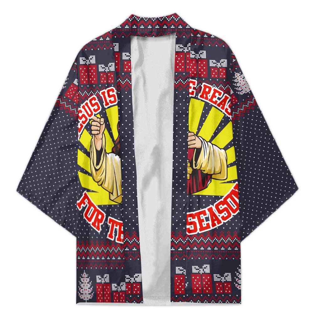 Jesus Is The Reason For The Season Christmas Kimono Funny Xmas Holiday Patterns - Wonder Print Shop