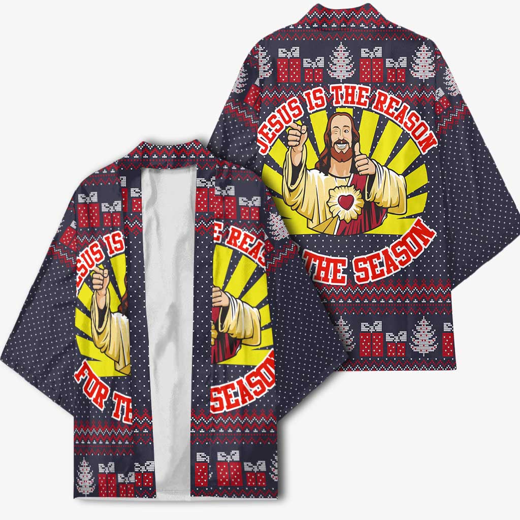 Jesus Is The Reason For The Season Christmas Kimono Funny Xmas Holiday Patterns - Wonder Print Shop