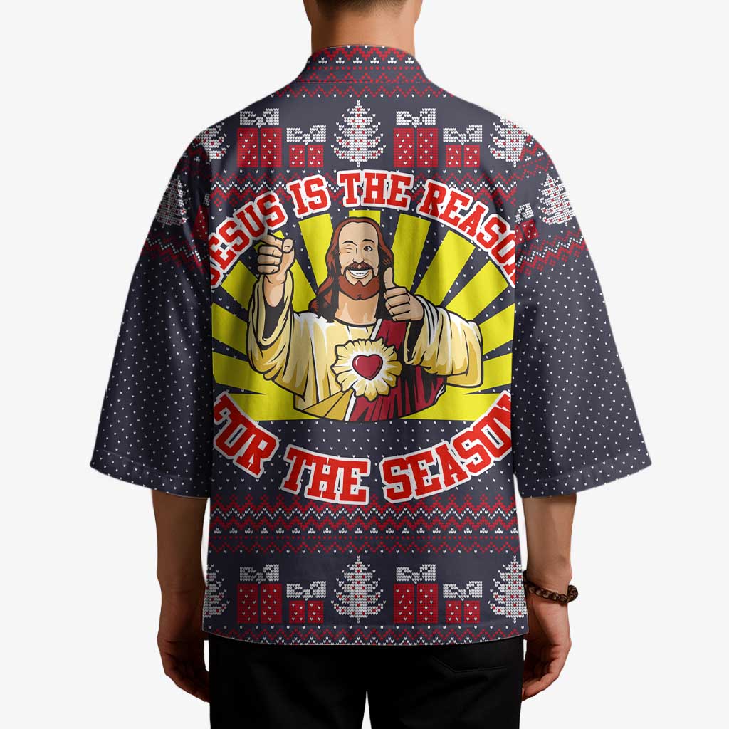 Jesus Is The Reason For The Season Christmas Kimono Funny Xmas Holiday Patterns - Wonder Print Shop