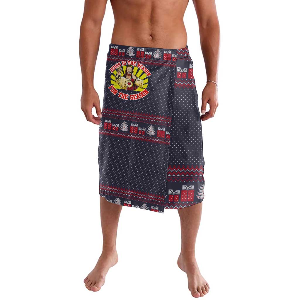 Jesus Is The Reason For The Season Christmas Lavalava Funny Xmas Holiday Patterns - Wonder Print Shop