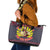 Jesus Is The Reason For The Season Christmas Leather Tote Bag Funny Xmas Holiday Patterns - Wonder Print Shop