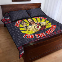 Jesus Is The Reason For The Season Christmas Quilt Bed Set Funny Xmas Holiday Patterns - Wonder Print Shop