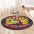 Jesus Is The Reason For The Season Christmas Round Carpet Funny Xmas Holiday Patterns - Wonder Print Shop