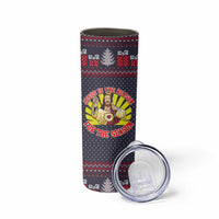 Jesus Is The Reason For The Season Christmas Skinny Tumbler Funny Xmas Holiday Patterns - Wonder Print Shop