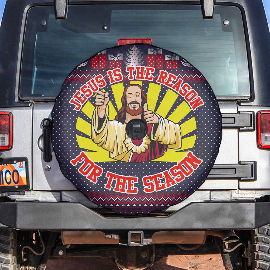 Jesus Is The Reason For The Season Christmas Spare Tire Cover Funny Xmas Holiday Patterns - Wonder Print Shop