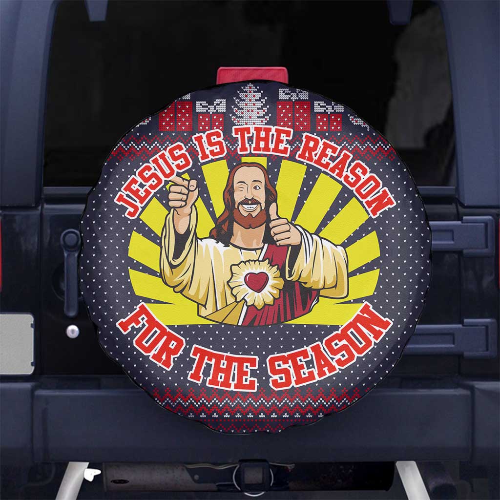 Jesus Is The Reason For The Season Christmas Spare Tire Cover Funny Xmas Holiday Patterns - Wonder Print Shop