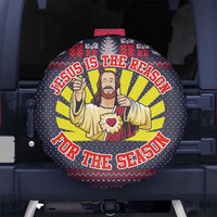 Jesus Is The Reason For The Season Christmas Spare Tire Cover Funny Xmas Holiday Patterns - Wonder Print Shop