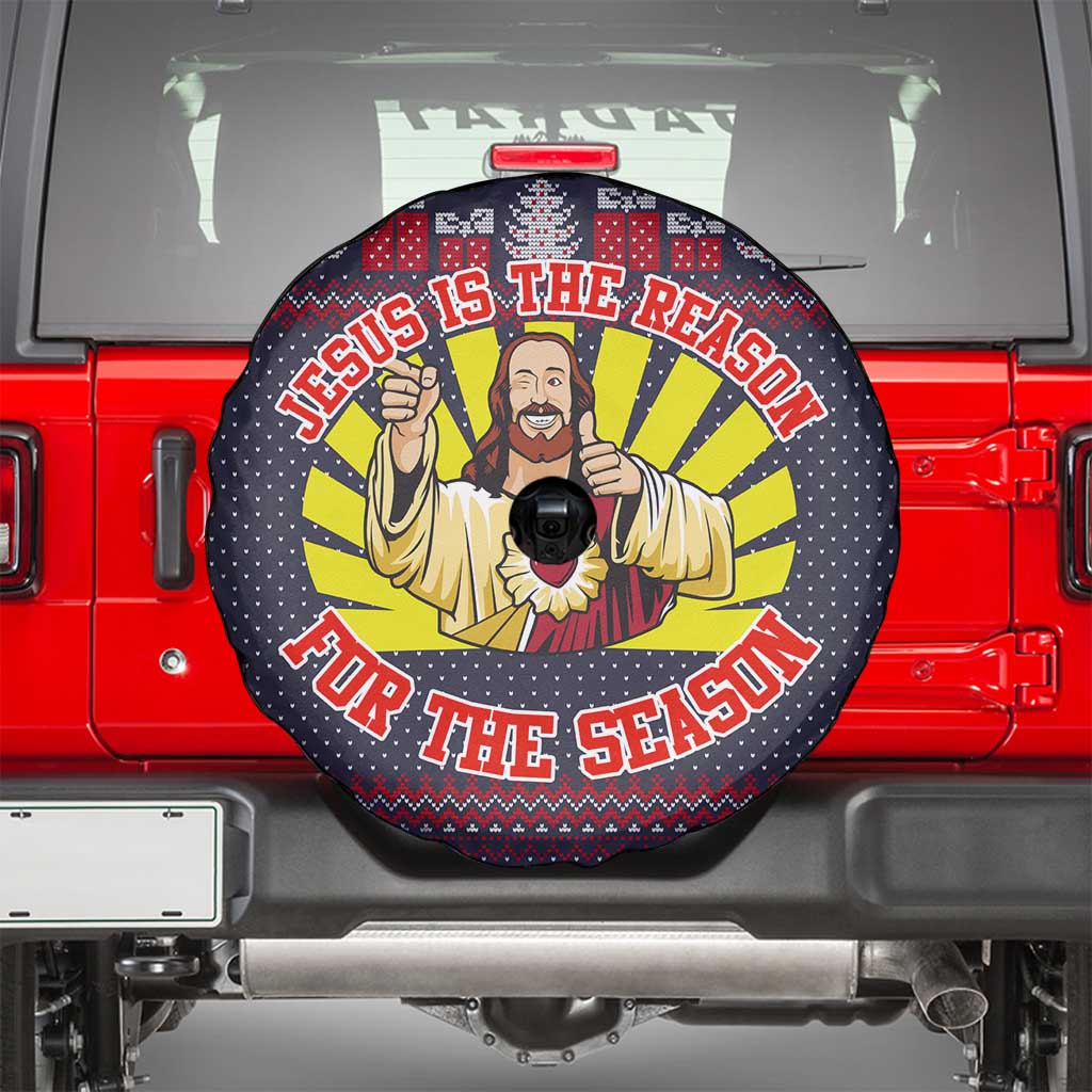 Jesus Is The Reason For The Season Christmas Spare Tire Cover Funny Xmas Holiday Patterns - Wonder Print Shop