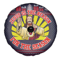 Jesus Is The Reason For The Season Christmas Spare Tire Cover Funny Xmas Holiday Patterns - Wonder Print Shop