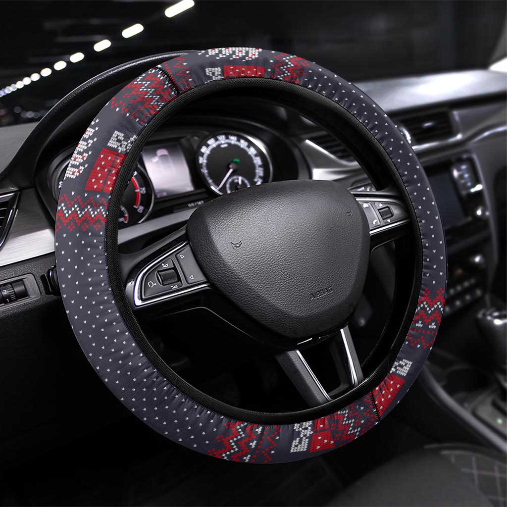 Jesus Is The Reason For The Season Christmas Steering Wheel Cover Funny Xmas Holiday Patterns - Wonder Print Shop
