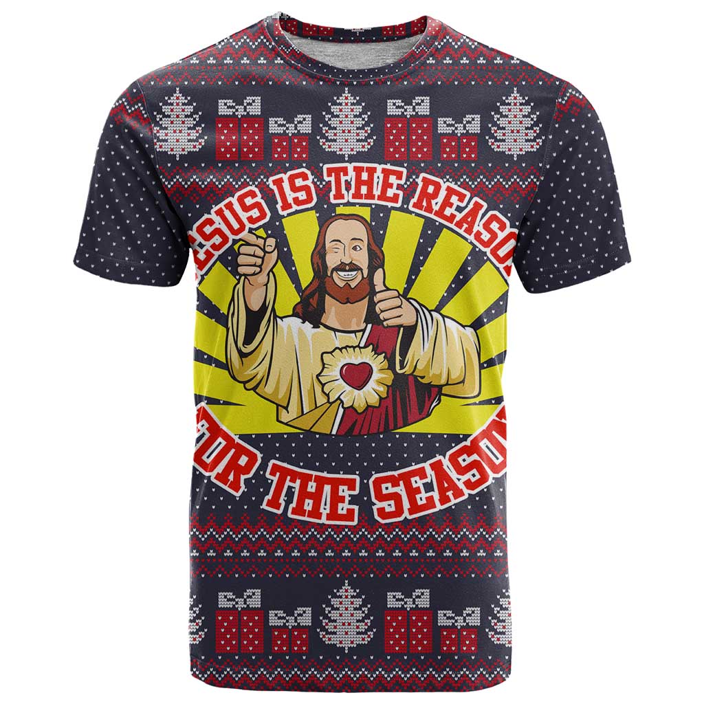 Jesus Is The Reason For The Season Christmas T Shirt Funny Xmas Holiday Patterns - Wonder Print Shop