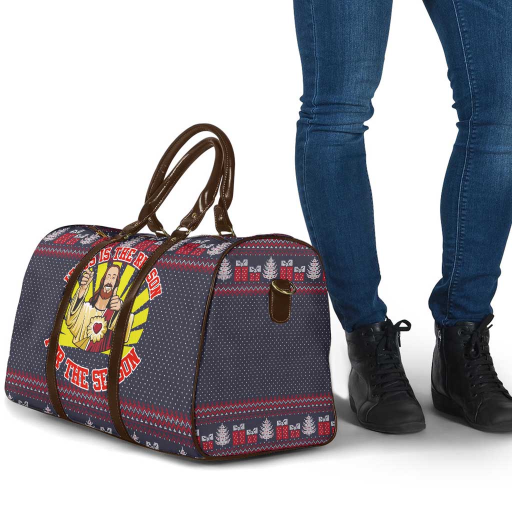 Jesus Is The Reason For The Season Christmas Travel Bag Funny Xmas Holiday Patterns - Wonder Print Shop