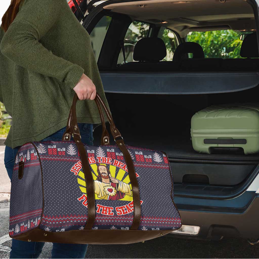 Jesus Is The Reason For The Season Christmas Travel Bag Funny Xmas Holiday Patterns - Wonder Print Shop