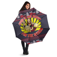 Jesus Is The Reason For The Season Christmas Umbrella Funny Xmas Holiday Patterns - Wonder Print Shop
