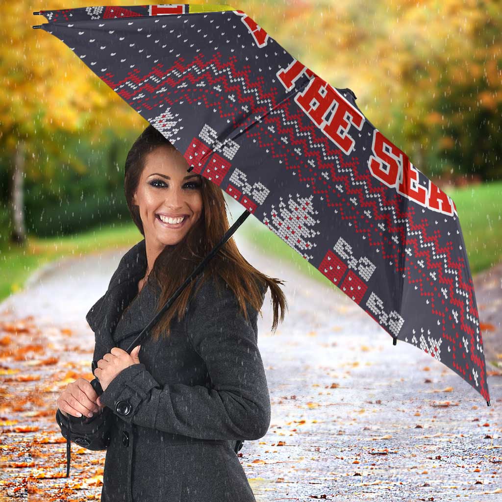 Jesus Is The Reason For The Season Christmas Umbrella Funny Xmas Holiday Patterns - Wonder Print Shop