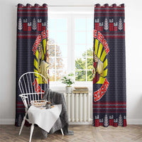 Jesus Is The Reason For The Season Christmas Window Curtain Funny Xmas Holiday Patterns - Wonder Print Shop