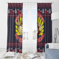 Jesus Is The Reason For The Season Christmas Window Curtain Funny Xmas Holiday Patterns - Wonder Print Shop