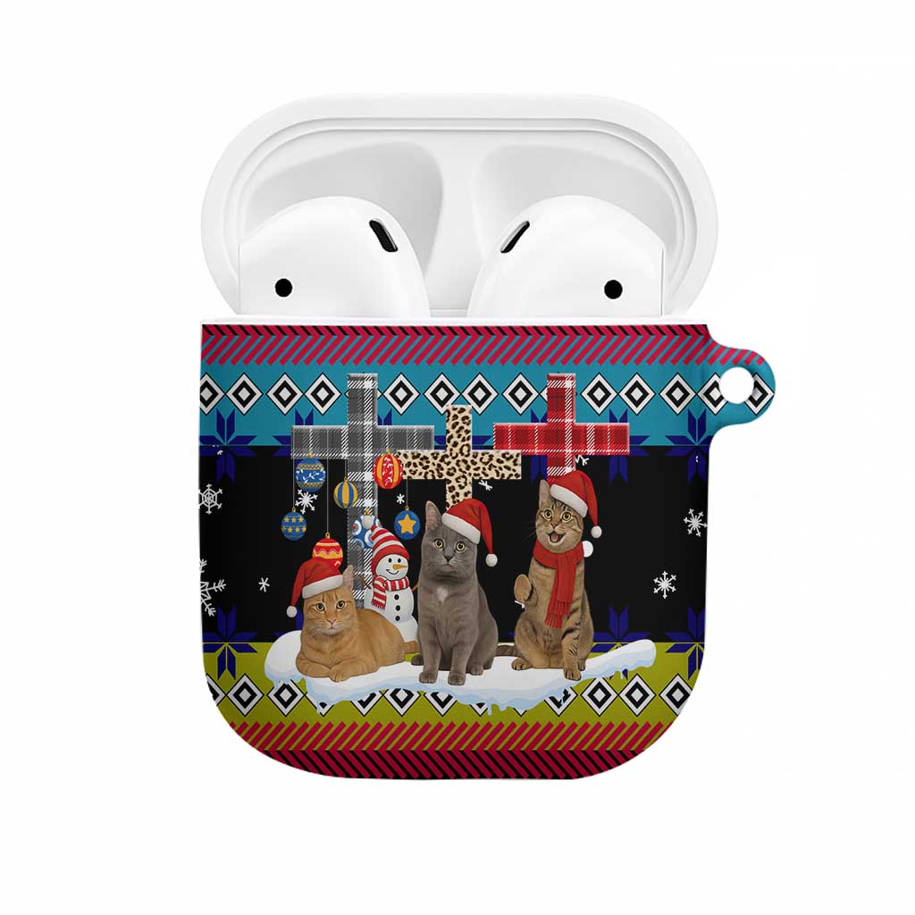 Jesus Is The Reason For The Season Christmas AirPods Case Funny Xmas Holiday Patterns - Wonder Print Shop